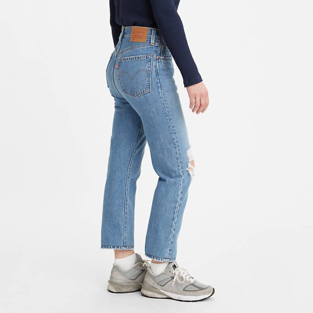 Levi's 501 Original Cropped High Rise Jeans